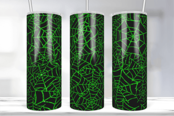 20Oz Halloween Spider Web Tumbler Wrap