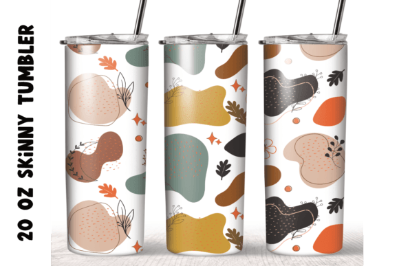 Bohemian Flower 20oz Skinny Tumbler Wrap