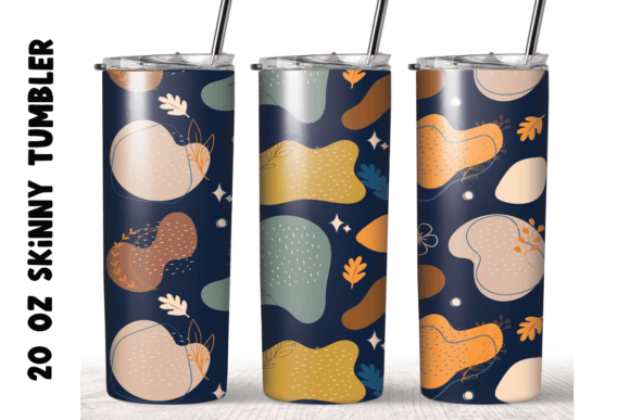 Boho Aesthetic Retro 20oz Skinny Tumbler
