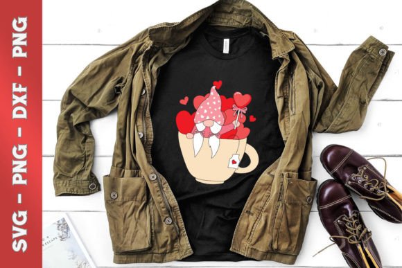 Cute Gnome in Cup Valentine