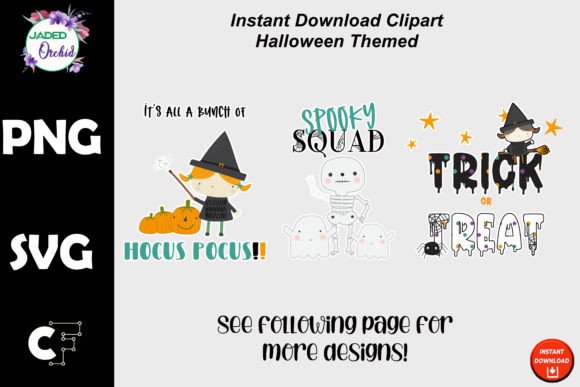 Cute Halloween Sayings PNG SVG