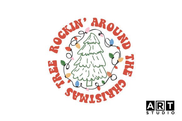 Rockin Around the Christmas Tree SVG