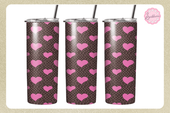 Sweet Heart Polka Dot Tumbler Tumbler