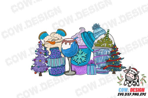 Winter Coffee Cup Christmas Sublimation